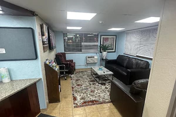 Modern Motel Room Furniture & Flat Screen TV